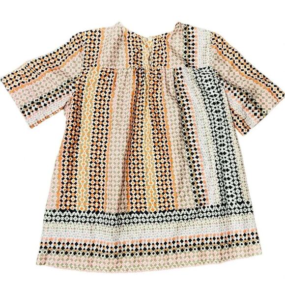 J. Crew Pink geo top Size 2 - Picture 5 of 7